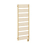 23.5"x64" Tuzio Sorano Towel Warmer in Unlacquered Brass / Electric Hardwired