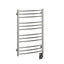 19.5"x31" Tuzio Laveno Towel Warmer in Polished Nickel / Hydronic