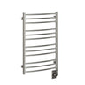 19.5"x31" Tuzio Laveno Towel Warmer in Polished Nickel / Hydronic