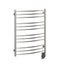 23.5"x31" Tuzio Laveno Towel Warmer in Polished Nickel / Electric Hardwired