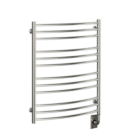 23.5"x31" Tuzio Laveno Towel Warmer in Polished Nickel / Electric Hardwired