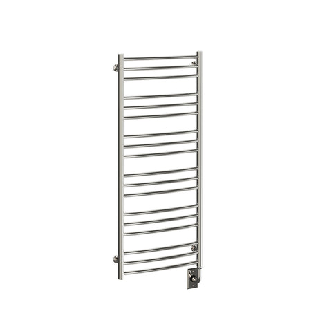 19.5"x47.5" Tuzio Laveno Towel Warmer in Polished Nickel / Hydronic