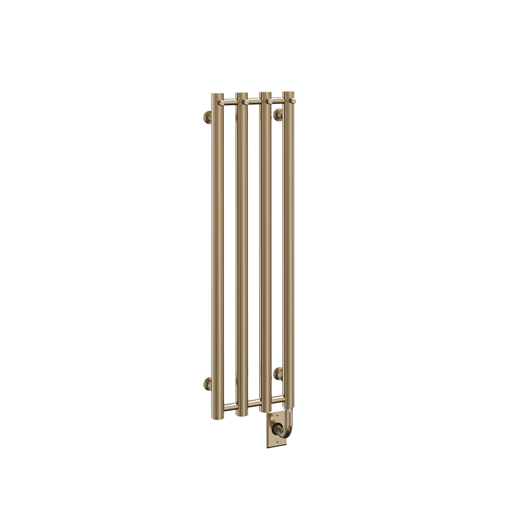 10.5"x37.5" Tuzio Rosendal Towel Warmer in Brushed Bronze / Electric Plug-I