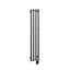 10.5"x59" Tuzio Rosendal Towel Warmer in Matte Black / Electric Hardwired