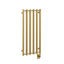 16.5"x37.5" Tuzio Rosendal Towel Warmer in Brushed Gold / Electric Hardwired