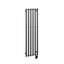 16.5"x59" Tuzio Rosendal Towel Warmer in Matte Black / Electric Plug-I