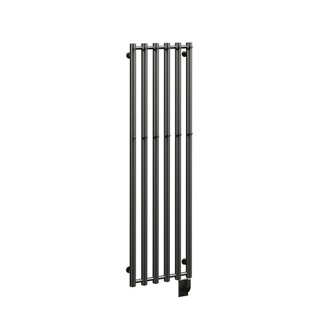 16.5"x59" Tuzio Rosendal Towel Warmer in Matte Black / Electric Plug-I