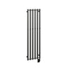16.5"x59" Tuzio Rosendal Towel Warmer in Matte Black / Electric Plug-I