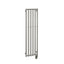 16.5"x59" Tuzio Rosendal Towel Warmer in Polished Nickel / Hydronic