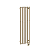 16.5"x59" Tuzio Rosendal Towel Warmer in Brushed Bronze / Electric Hardwired