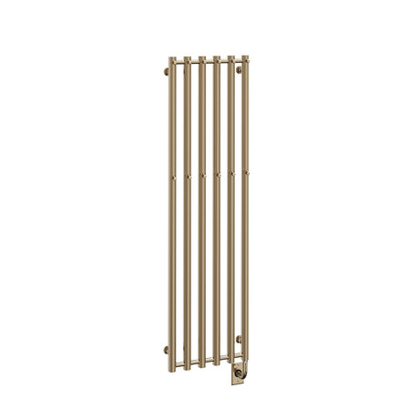 16.5"x59" Tuzio Rosendal Towel Warmer in Brushed Bronze / Electric Hardwired