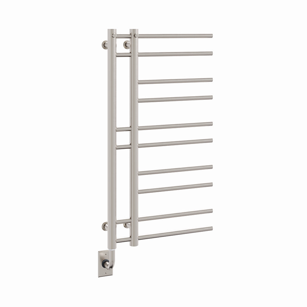 19.5"x37" Ortona Towel Warmer in Brushed Nickel / Hydronic