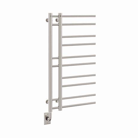 19.5"x37" Ortona Towel Warmer in Brushed Nickel / Hydronic