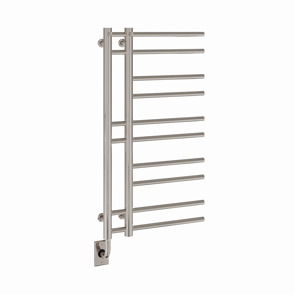 19.5"x37" Ortona Towel Warmer in Polished Nickel / Electric Hardwired