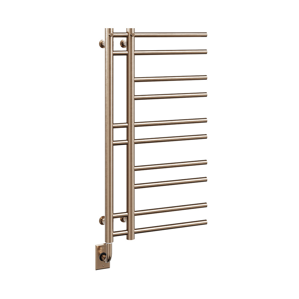 19.5"x37" Ortona Towel Warmer in Brushed Bronze / Electric Plug-I