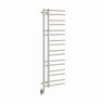 19.5"x60.5" Ortona Towel Warmer in Brushed Nickel / Electric Hardwired