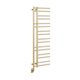 19.5"x60.5" Ortona Towel Warmer in Brushed Gold / Electric Hardwired