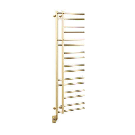 19.5"x60.5" Ortona Towel Warmer in Brushed Gold / Electric Hardwired