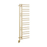 19.5"x60.5" Ortona Towel Warmer in Brushed Gold / Electric Hardwired