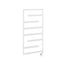 23.5"x47.5" Vasto Towel Warmer in Matte White / Hydronic
