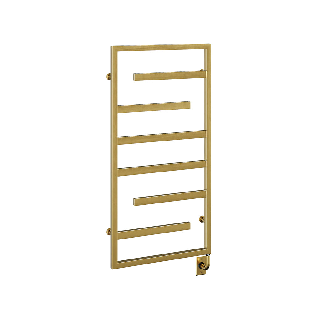 23.5"x47.5" Vasto Towel Warmer in Brushed Gold / Electric Hardwired