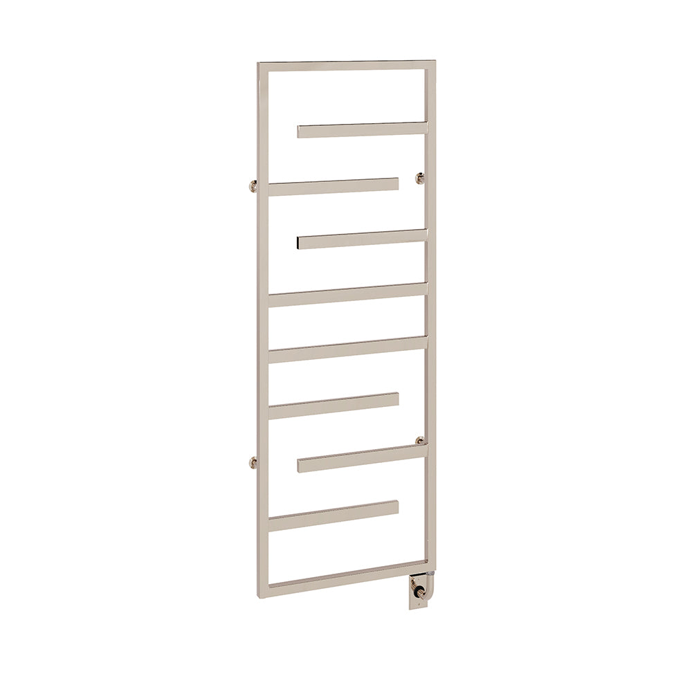 23.5"x64" Vasto Towel Warmer in Polished Nickel / Hydronic