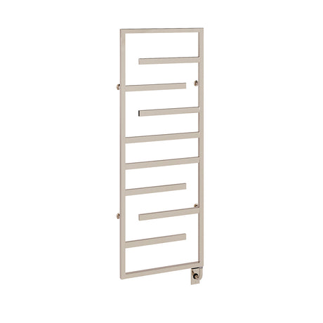 23.5"x64" Vasto Towel Warmer in Polished Nickel / Hydronic