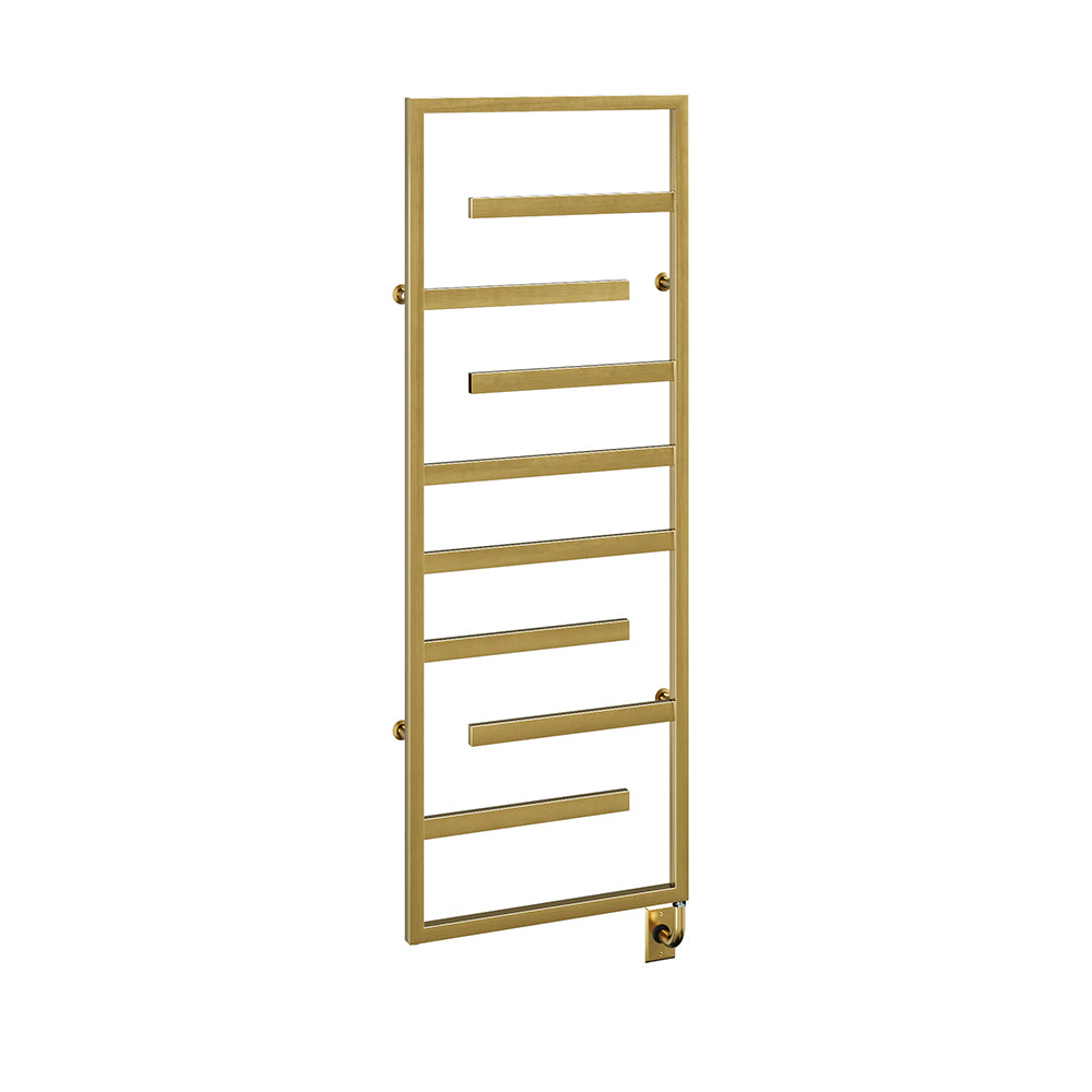 23.5"x64" Vasto Towel Warmer in Brushed Gold / Electric Plug-I