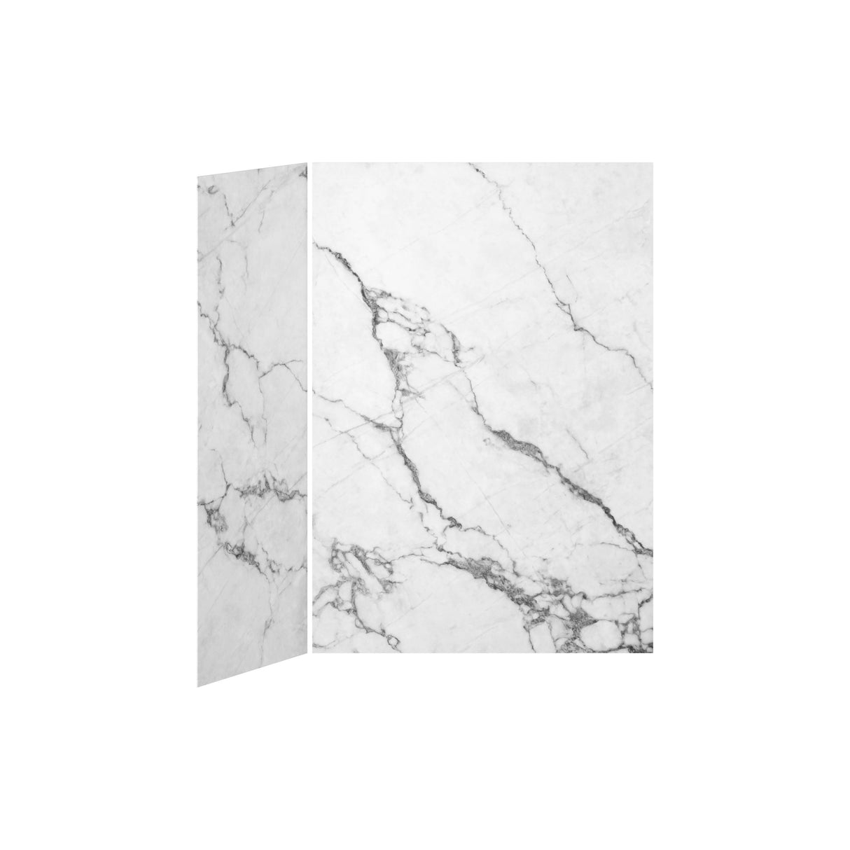 60x32 2-Panel Shower Wall Kit for Corner Installation