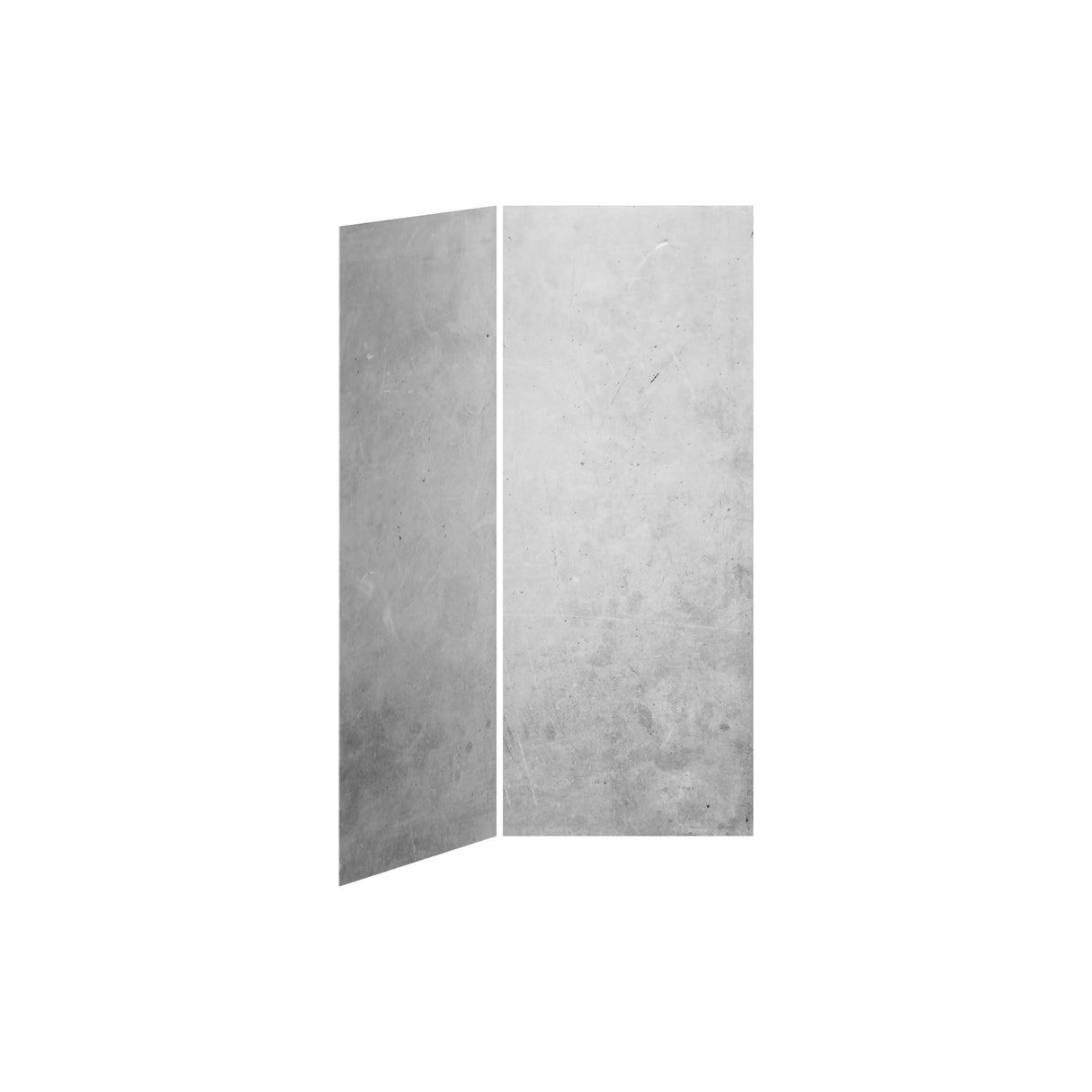 36x36 2-Panel Shower Wall Kit for Corner Installation