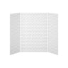 60x36 3-Panel Shower Wall Kit for Alcove Installation