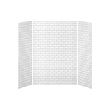 60x32 3-Panel Shower Wall Kit for Alcove Installation