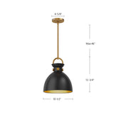 Alora Mood Waldo 11-in Pendant