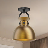 Alora Mood Waldo 9-in Semi-Flush Mount