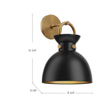 Alora Mood Waldo 9-in Wall/Vanity Light