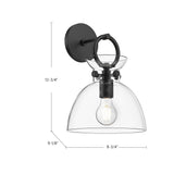 Alora Mood Waldo 9-in Wall/Vanity Light