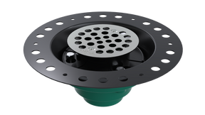 Cast Iron Wood Deck Drain with Round Grate (WD457-SS)