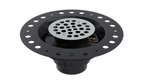 ABS Wood Deck Drain with Round Grate, without Plug (WDD45-LP)