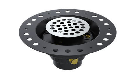 ABS Wood Deck Drain with Round Grate (WDD45)
