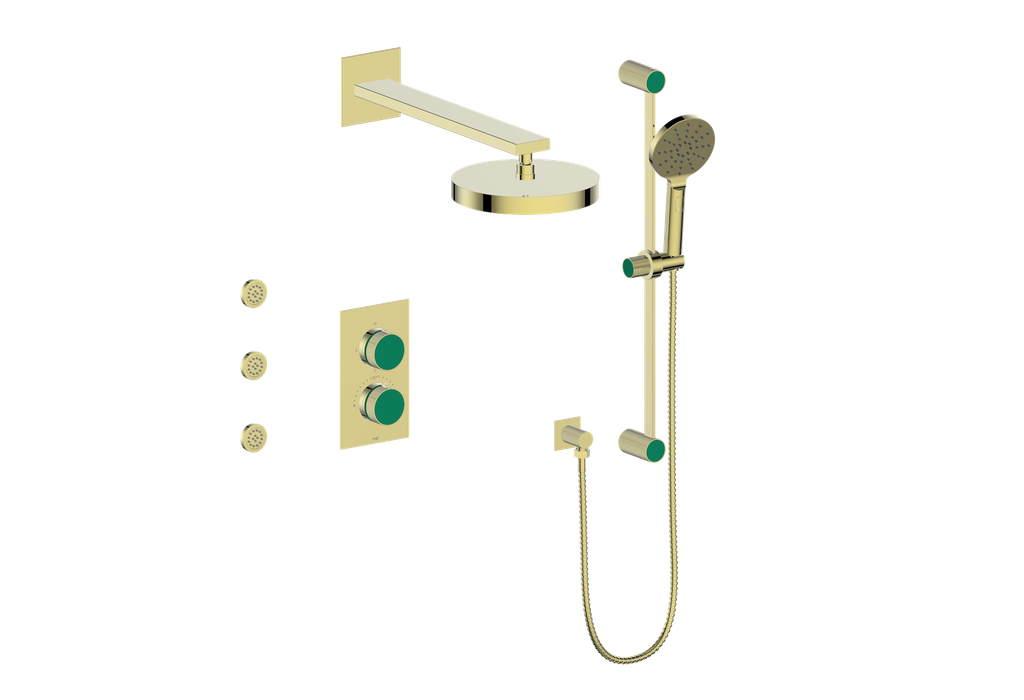 MOND 3-WAY TH SHOWER KIT WITH BODY JETS