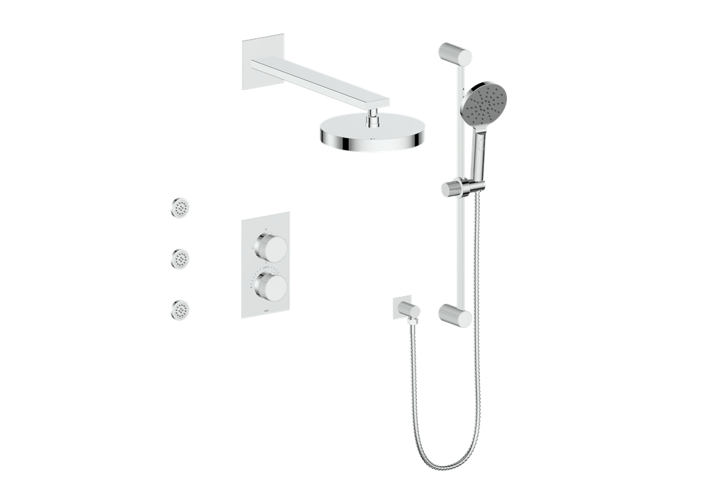 MOND 3-WAY TH SHOWER KIT WITH BODY JETS