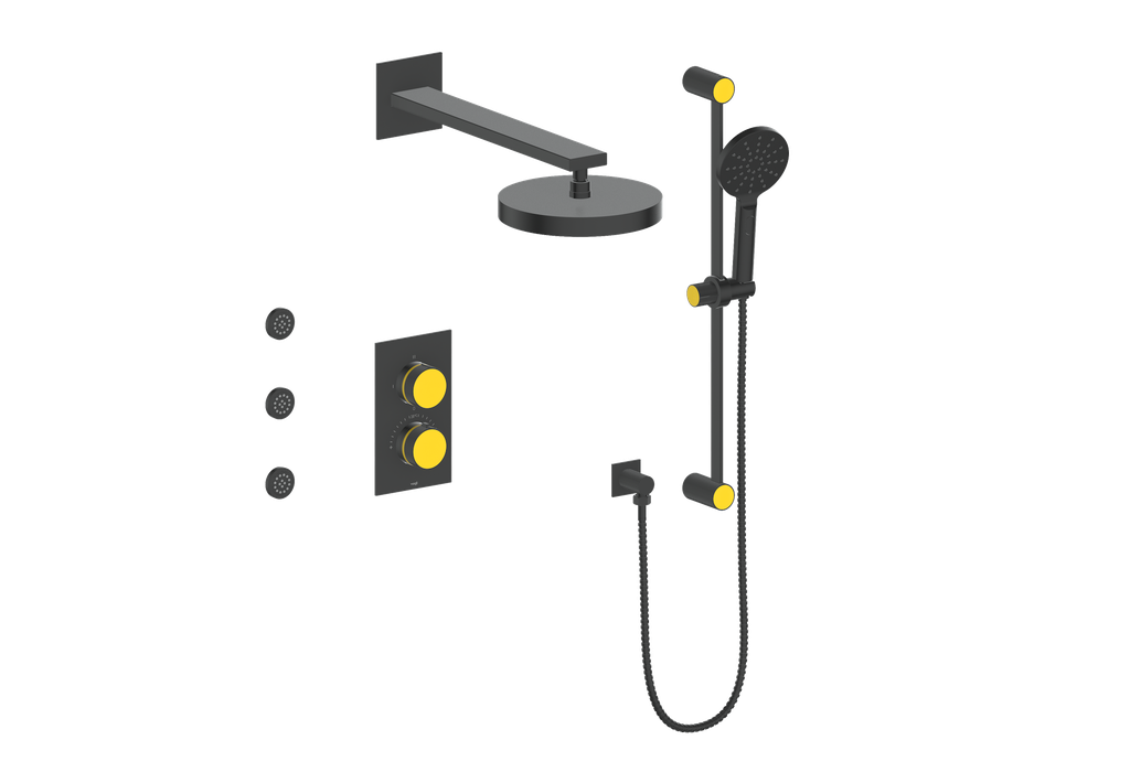 MOND 3-WAY TH SHOWER KIT WITH BODY JETS