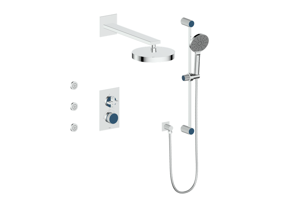MOND 3-WAY TH SHOWER KIT WITH BODY JETS