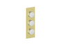 MOND TRIM FOR 3/4" HIGH-FLOW TH VALVE WITH 2 VOLUME CONTROLS