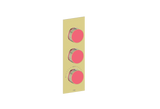 MOND TRIM FOR 3/4" HIGH-FLOW TH VALVE WITH 2 VOLUME CONTROLS
