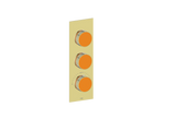 MOND TRIM FOR 3/4" HIGH-FLOW TH VALVE WITH 2 VOLUME CONTROLS