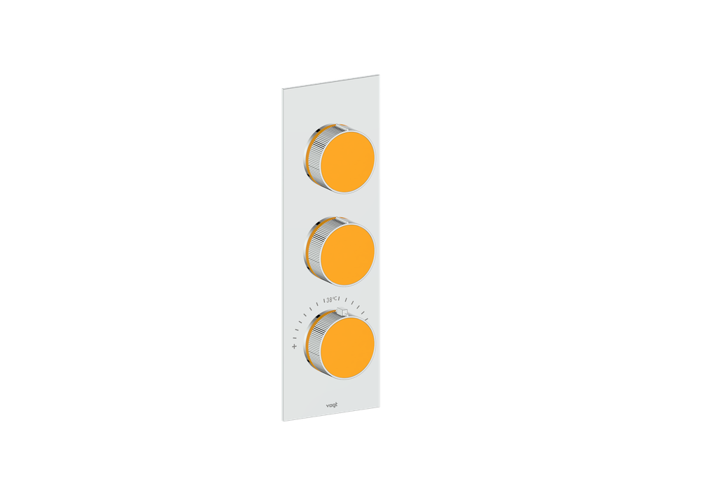 MOND TRIM FOR 3/4" HIGH-FLOW TH VALVE WITH 2 VOLUME CONTROLS
