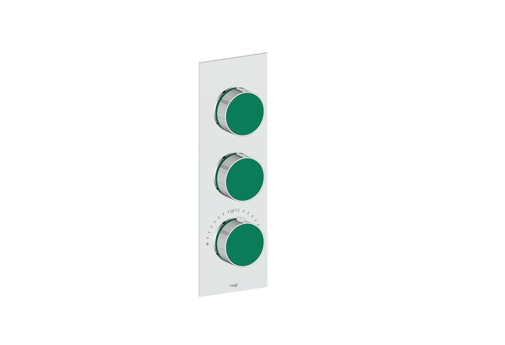 MOND TRIM FOR 3/4" HIGH-FLOW TH VALVE WITH 2 VOLUME CONTROLS