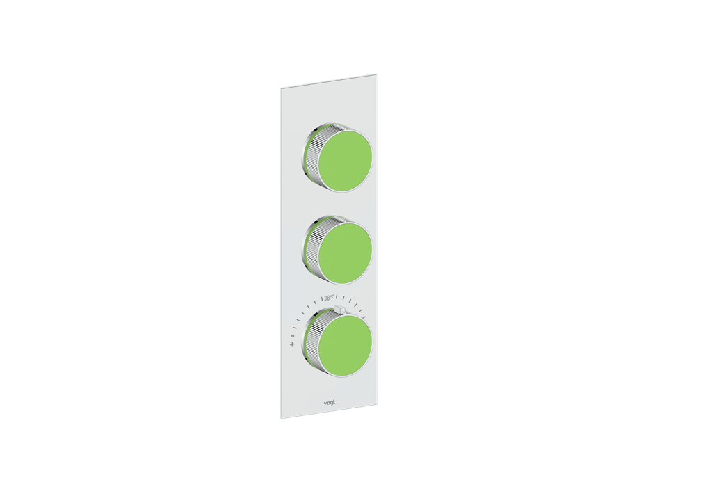 MOND TRIM FOR 3/4" HIGH-FLOW TH VALVE WITH 2 VOLUME CONTROLS