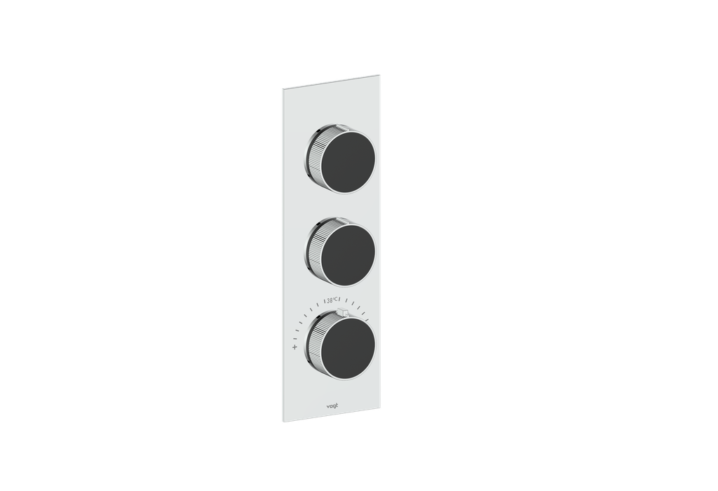 MOND TRIM FOR 3/4" HIGH-FLOW TH VALVE WITH 2 VOLUME CONTROLS